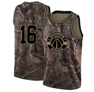 Men's Anthony Gill Washington Wizards Camo Realtree Collection Jersey - Swingman