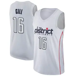 Men's Anthony Gill Washington Wizards White Jersey - City Edition - Swingman