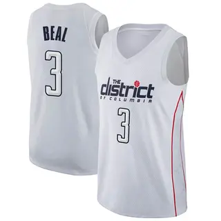 Men's Bradley Beal Washington Wizards White Jersey - City Edition - Swingman