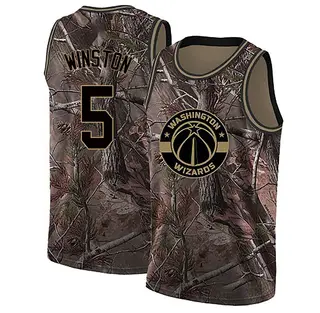 Men's Cassius Winston Washington Wizards Camo Realtree Collection Jersey - Swingman