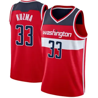 Men's Kyle Kuzma Washington Wizards Red Jersey - Icon Edition - Swingman