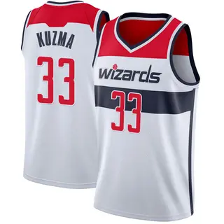 Men's Kyle Kuzma Washington Wizards White Jersey - Association Edition - Swingman