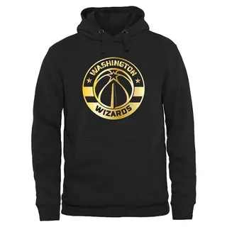 Men's Washington Wizards Gold Collection Pullover Hoodie - Black -