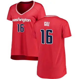 Women's Anthony Gill Washington Wizards Red Jersey - Icon Edition - Fast Break