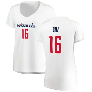 Women's Anthony Gill Washington Wizards White Jersey - Association Edition - Fast Break