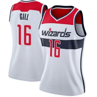 Women's Anthony Gill Washington Wizards White Jersey - Association Edition - Swingman