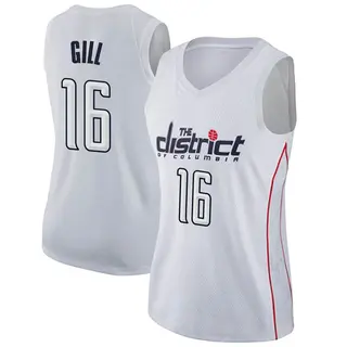 Women's Anthony Gill Washington Wizards White Jersey - City Edition - Swingman