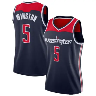 Women's Cassius Winston Washington Wizards Navy Jersey - Statement Edition - Swingman