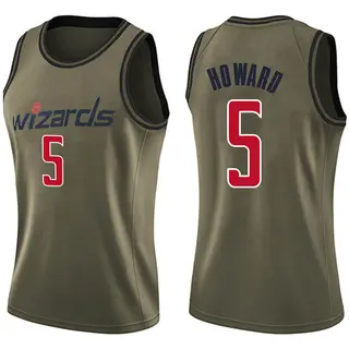 Women's Juwan Howard Washington Wizards Green Salute to Service Jersey - Swingman