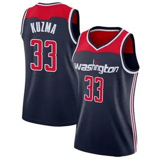 Women's Kyle Kuzma Washington Wizards Navy Jersey - Statement Edition - Swingman