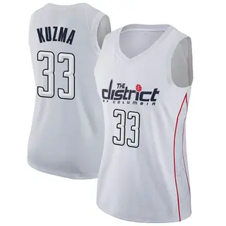 Women's Kyle Kuzma Washington Wizards White Jersey - City Edition - Swingman