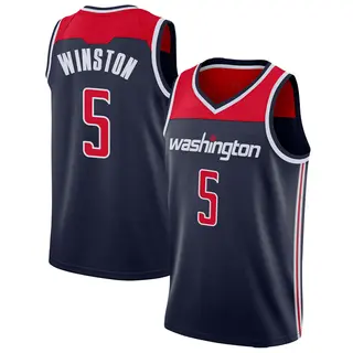 Youth Cassius Winston Washington Wizards Navy Jersey - Statement Edition - Swingman