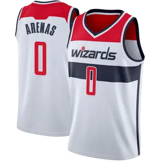Youth Gilbert Arenas Washington Wizards White Jersey - Association Edition - Swingman