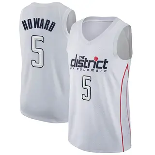 Youth Juwan Howard Washington Wizards White Jersey - City Edition - Swingman