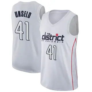 Youth Wes Unseld Washington Wizards White Jersey - City Edition - Swingman